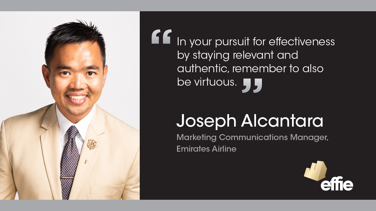 Joseph Alcantara, Marketing Communications Manager, Emirates Airline