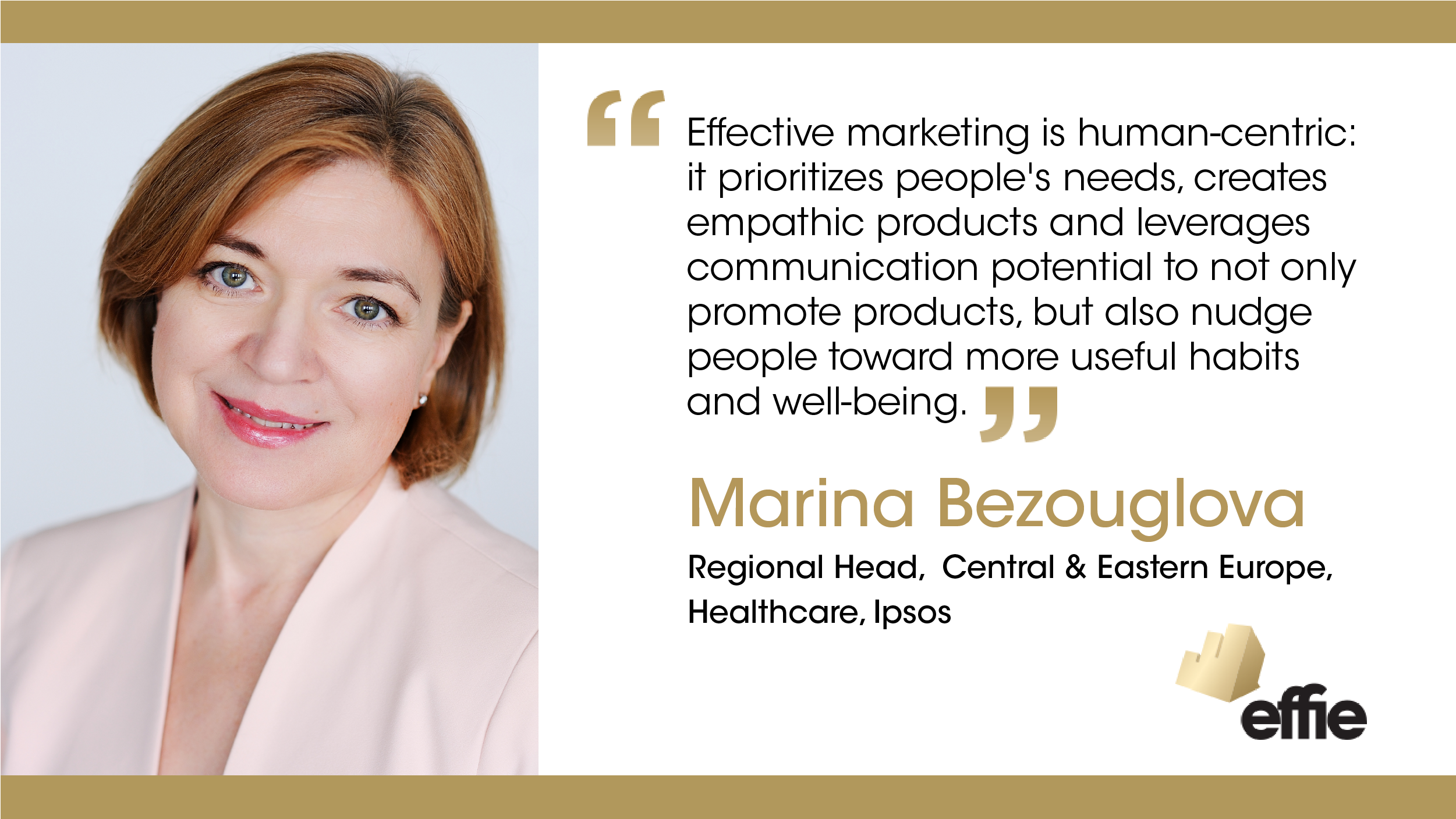 Marina Bezouglova, Regional Head, Central & Eastern Europe, Healthcare, Ipsos