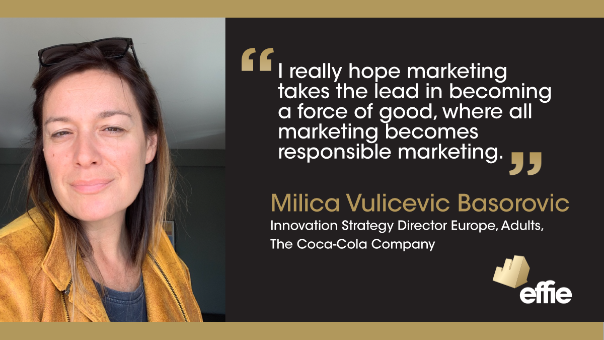 Milica Vulicevic Basorovic, Innovation Strategy Director Europe, Adults, The Coca-Cola Company