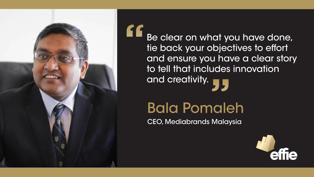 Bala Pomaleh, Chief Executive Officer, Mediabrands Malaysia