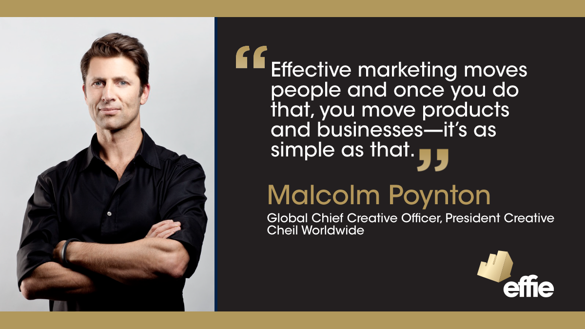 Malcolm Poynton, Global Chief Creative Officer, President Creative, Cheil Worldwide