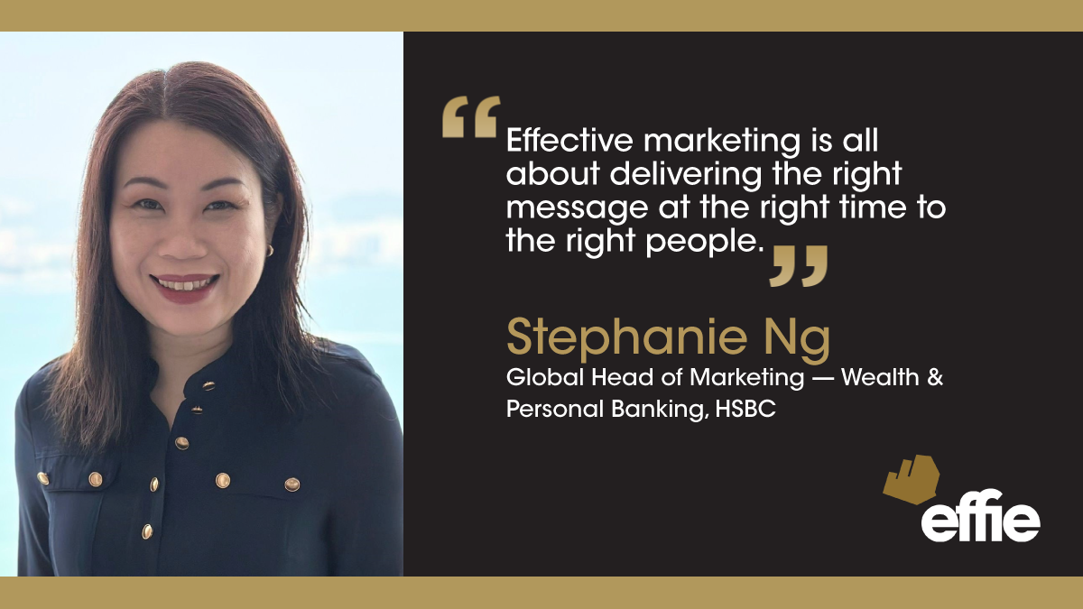 Stephanie Ng, Global Head of Marketing — Wealth & Personal Banking, HSBC